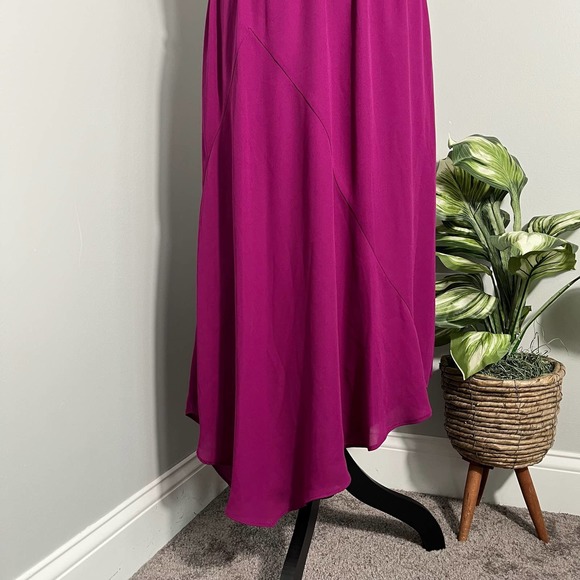 Rachel Roy Women's Cold-Shoulder Midi Dress NWT fuschia sz 14 - Picture 9 of 11